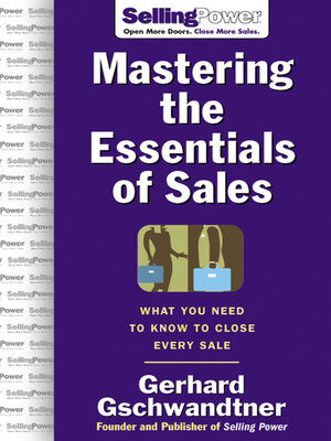 cover image of Mastering The Essentials of Sales